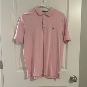 Ralph Lauren Pink Polo Shirt for Men